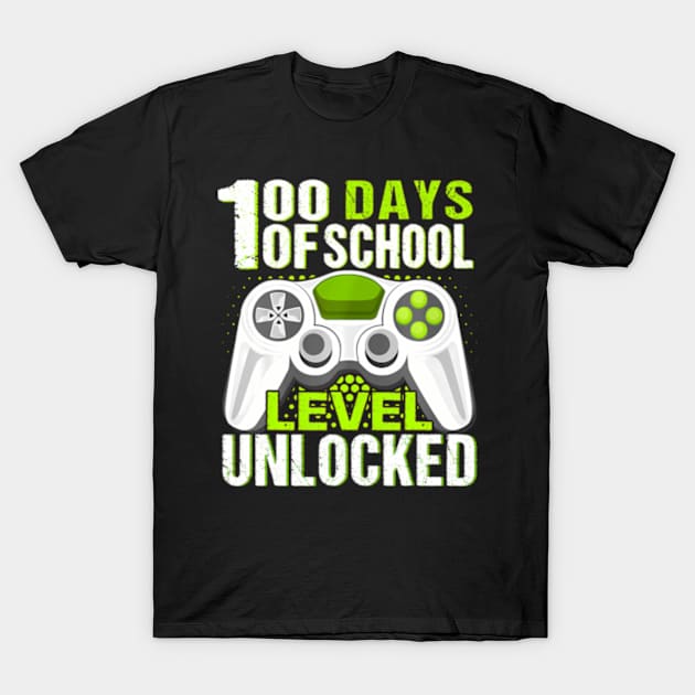 Video  Student 100th Day Teacher 100 Days of School T-Shirt by Lamacom